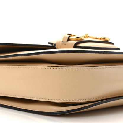 Gucci Azalea Calfskin Horsebit 1955 Shoulder Bag Bubble Tea 9 of 15