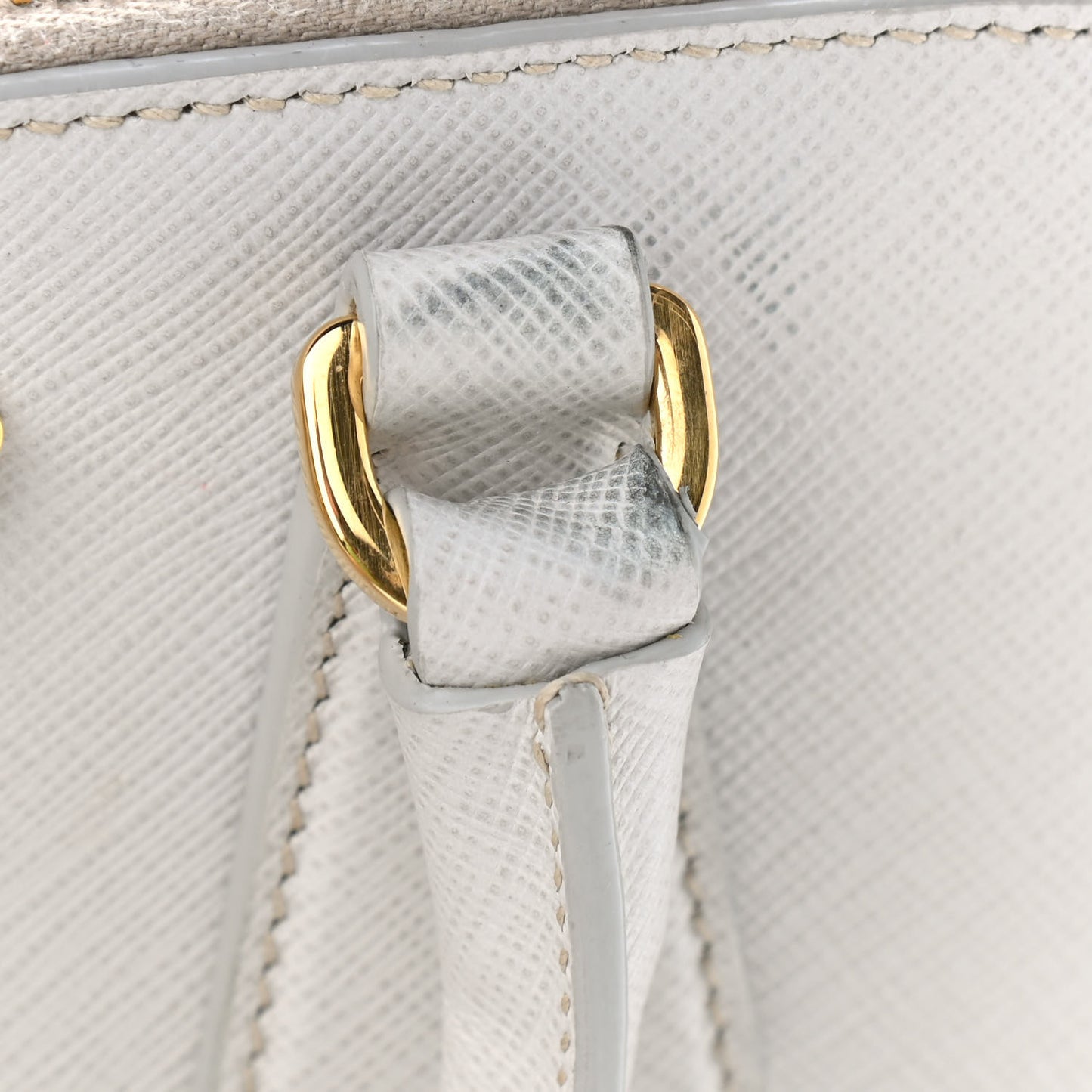 Saffiano Lux Small Promenade Tote Talco