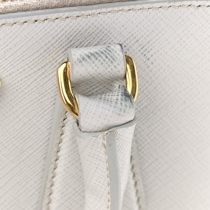 Prada Saffiano Lux Small Promenade Tote Talco 10 of 10