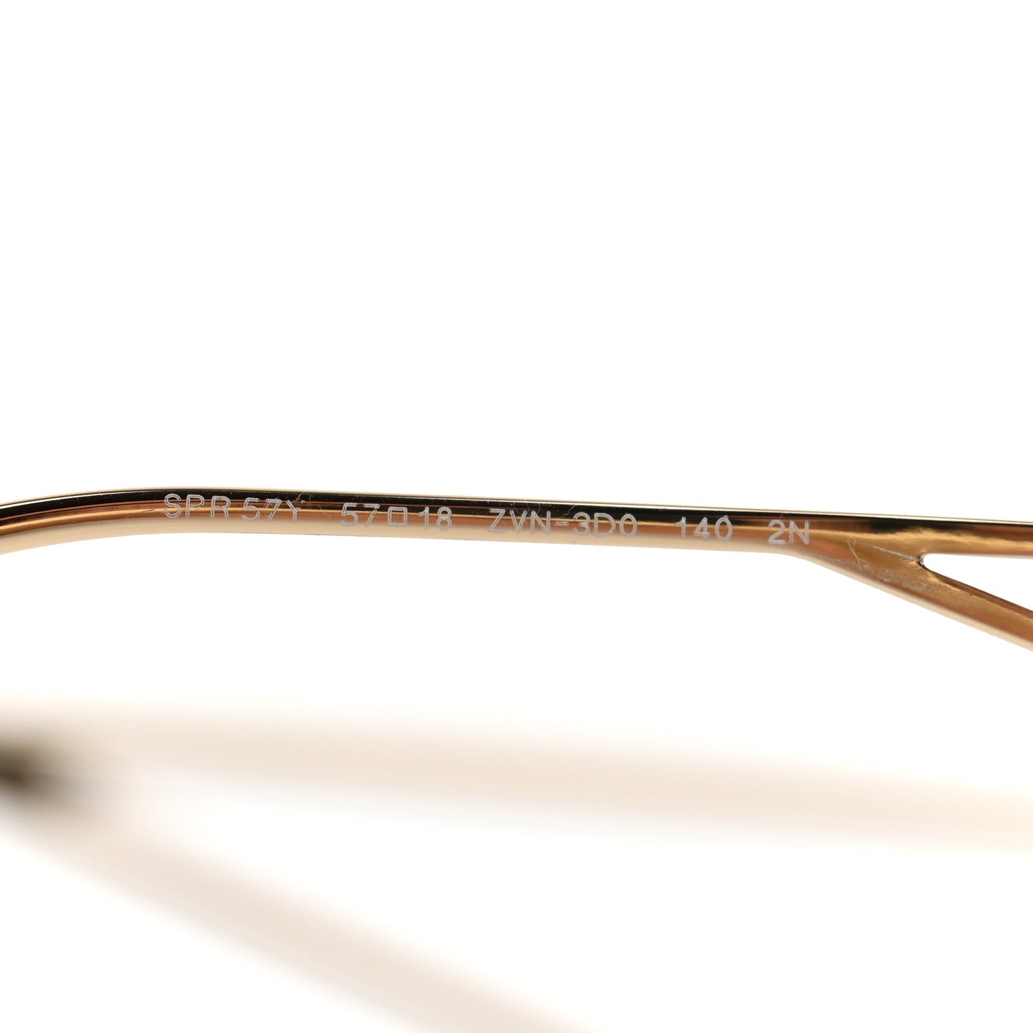 Prada Metal Symbole Triangle Logo Sunglasses SPR57Y Anthracite Gray Cammeo Beige 7 of 8