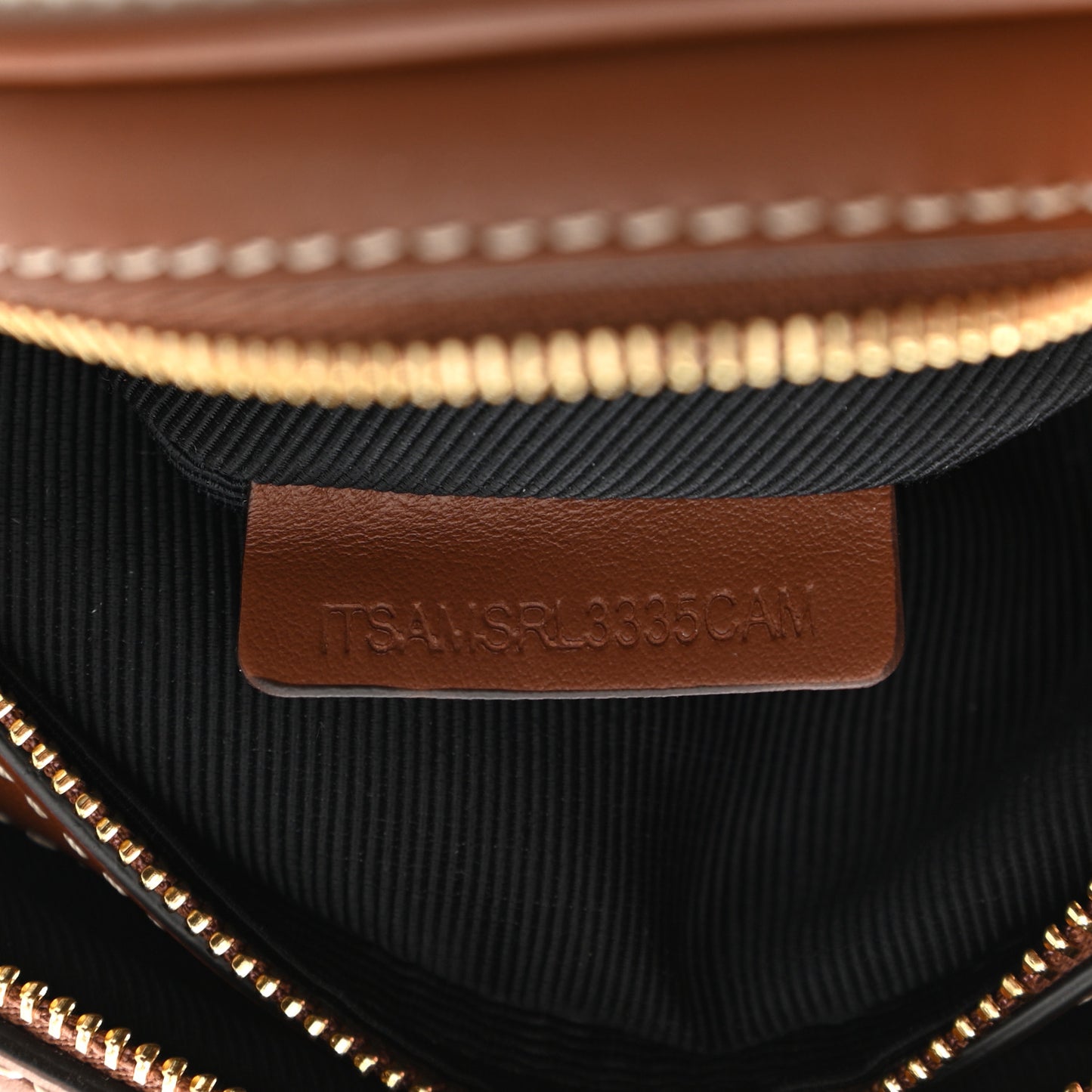 Canvas Calfskin Louise Bag Natural