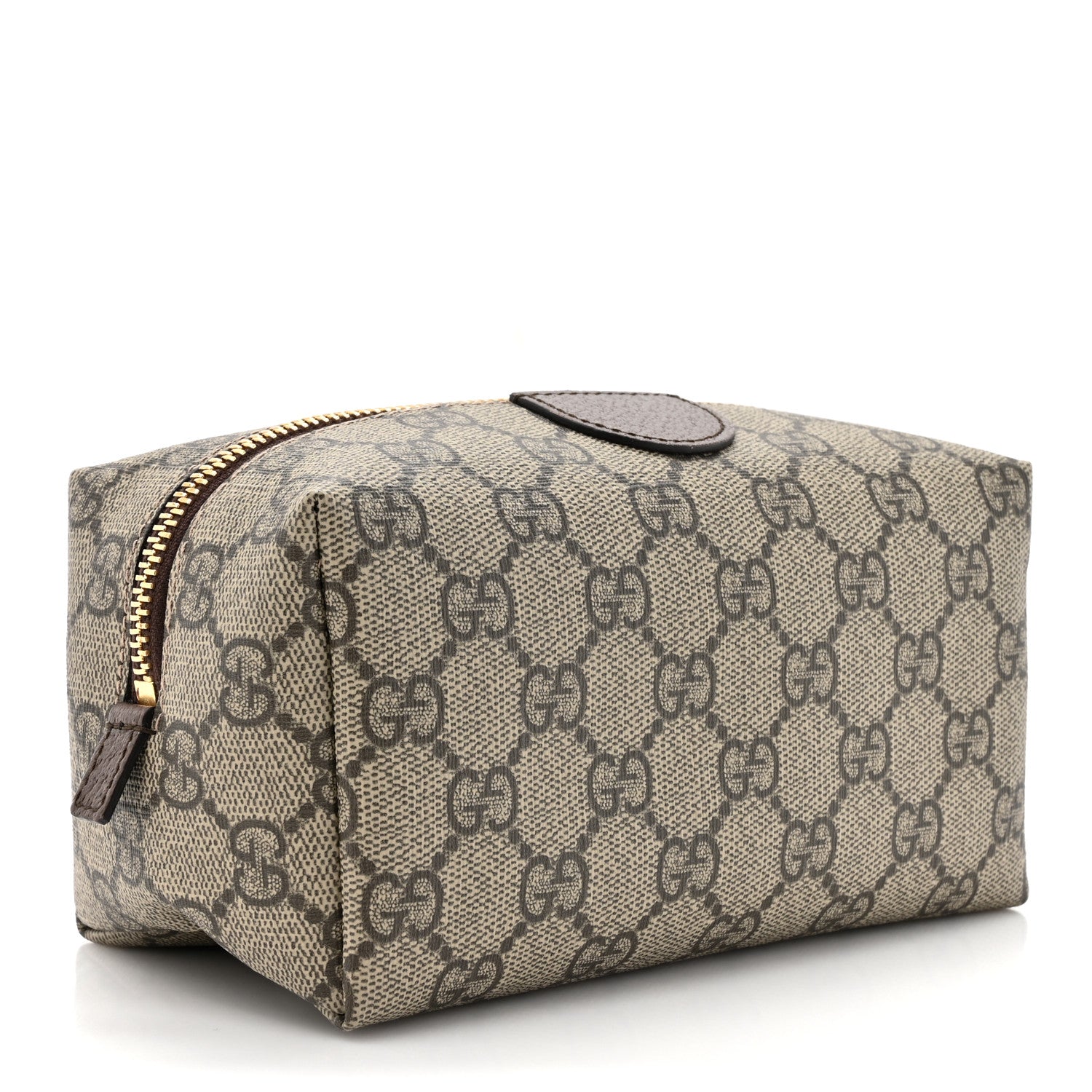 Gucci Soft GG Supreme Monogram Calfskin Medium Ophidia Cosmetic Case Beige Ebony New Acero 3 of 7