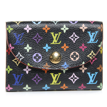 Louis Vuitton Monogram Multicolor Business Card Holder Black 1 of 8