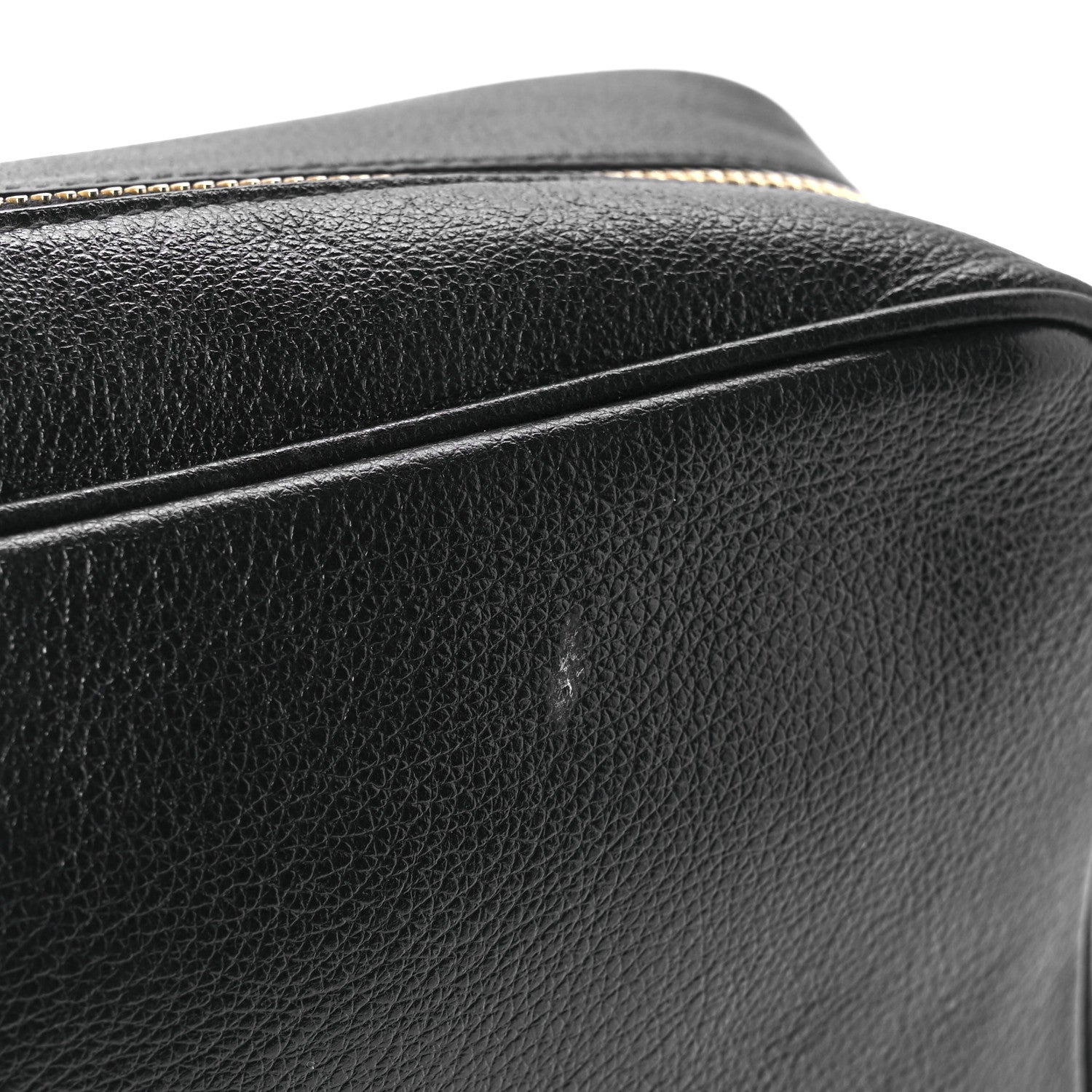 Prada Glace Calfskin Embossed Logo Crossbody Black 10 of 10