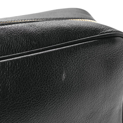 Prada Glace Calfskin Embossed Logo Crossbody Black 10 of 10
