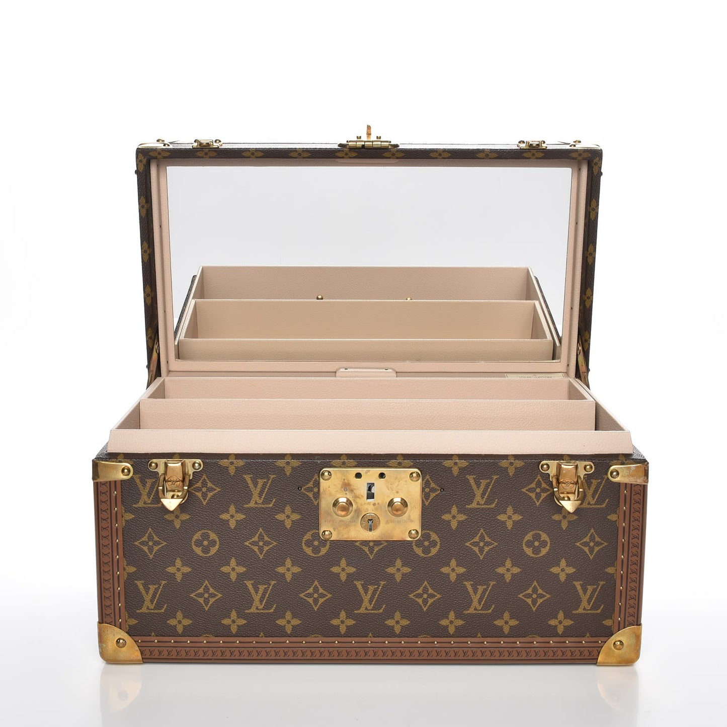 Monogram Boite Bouteilles et Glace Beauty Train Case