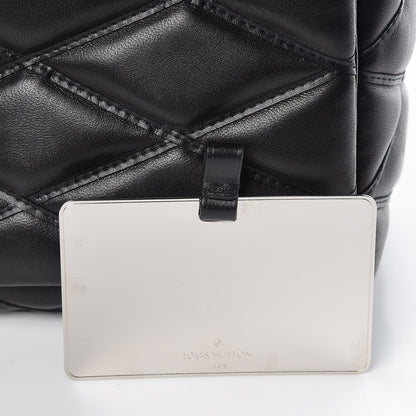 Louis Vuitton Lambskin Malletage GO-14 MM Black 9 of 9