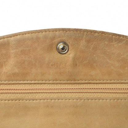 Chanel Caviar Timeless CC Wallet On Chain WOC Beige 6 of 17