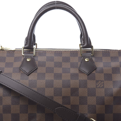 Louis Vuitton Damier Ebene Speedy Bandouliere 30 10 of 11