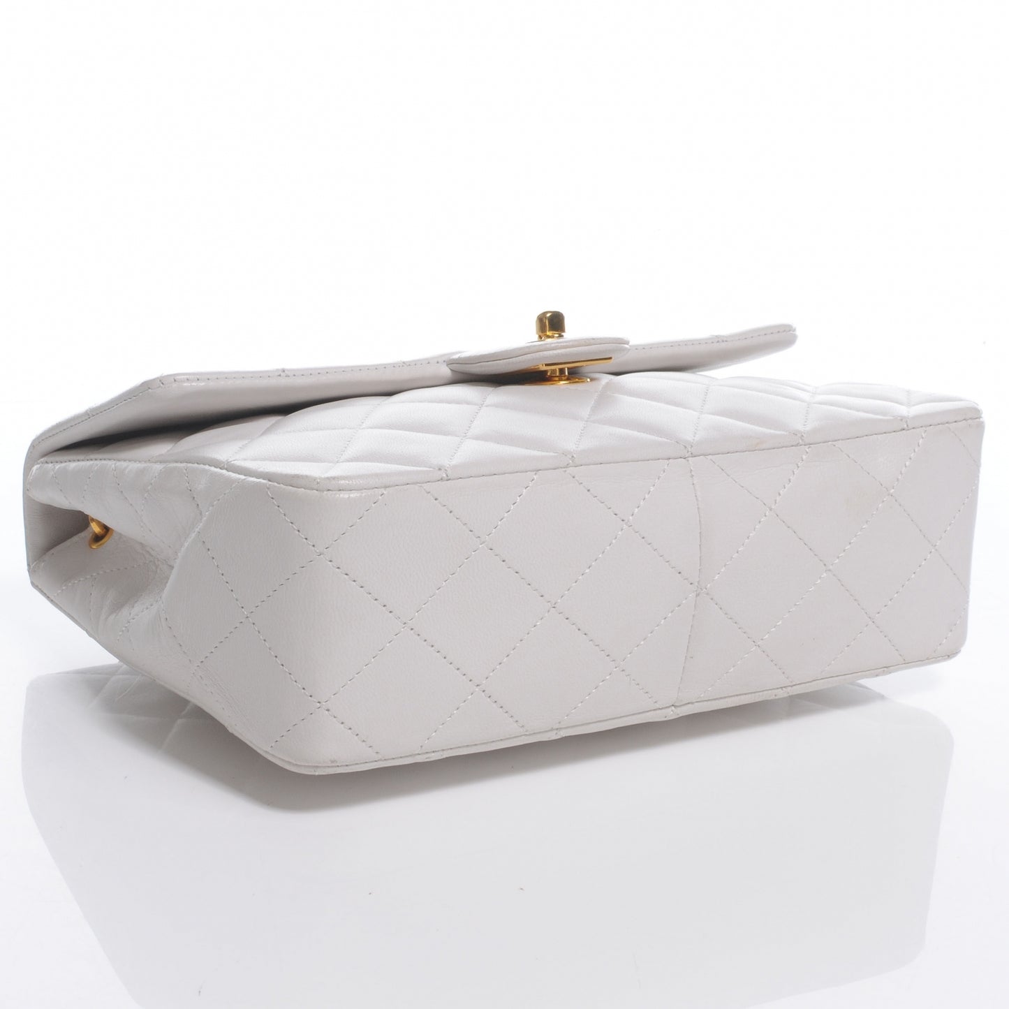 Lambskin Mini Flap White