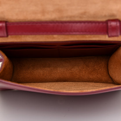Bottega Veneta Nappa Maxi Intrecciato Mini Cassette Crossbody Bordeaux 8 of 16