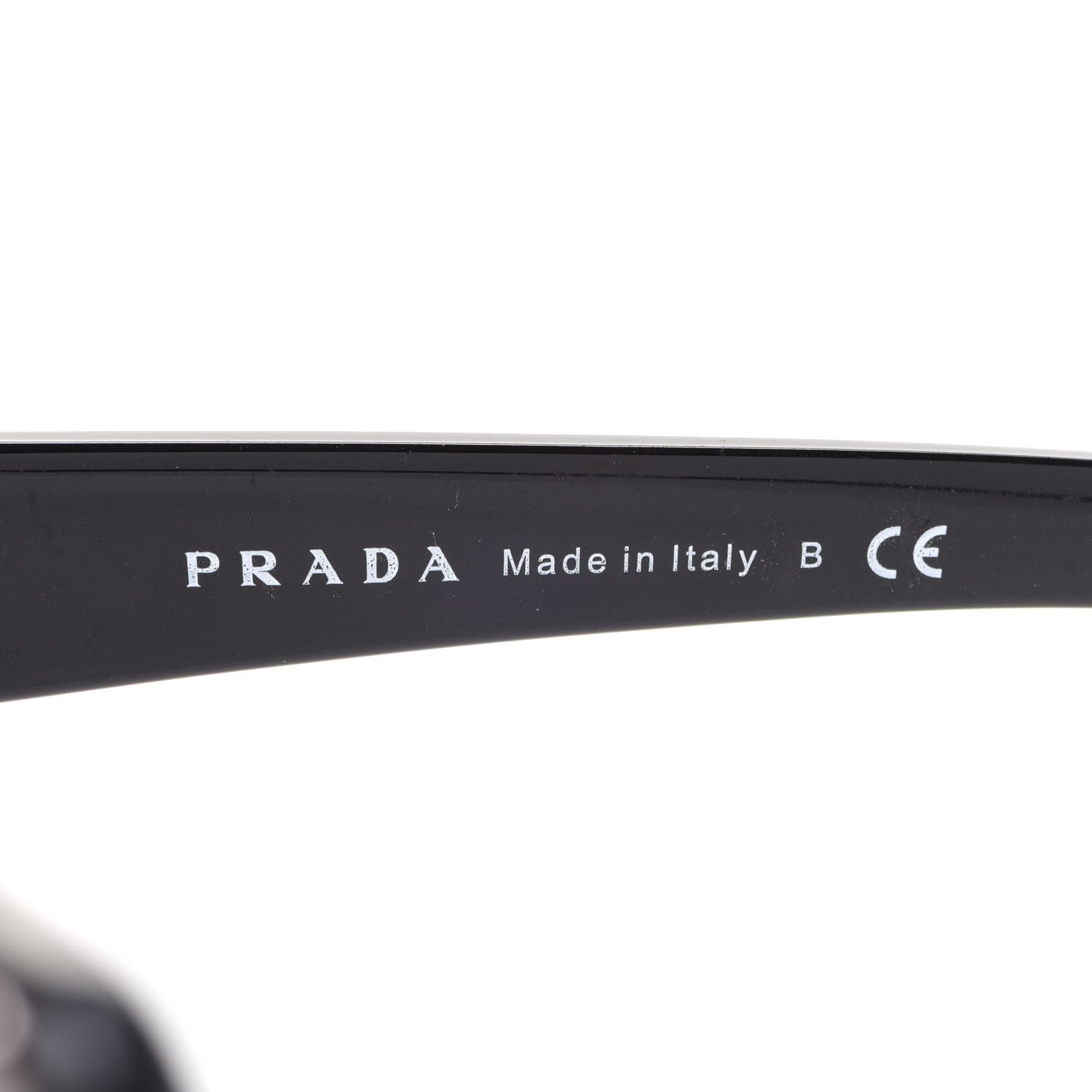 Prada Square Studded Ornate Sunglasses SPR 30Q Black 7 of 9