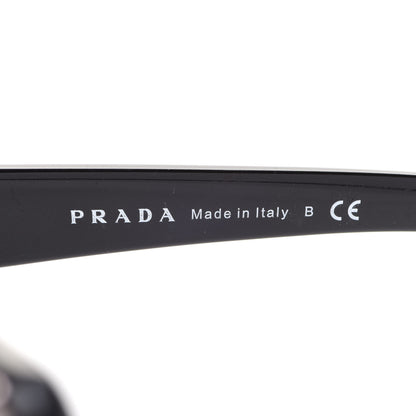 Prada Square Studded Ornate Sunglasses SPR 30Q Black 7 of 9