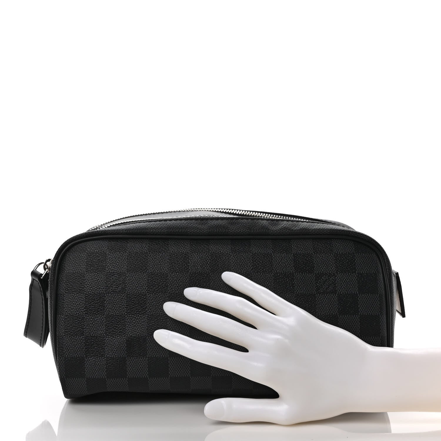 Louis Vuitton Damier Graphite Dopp Kit Toilet Pouch 2 of 9