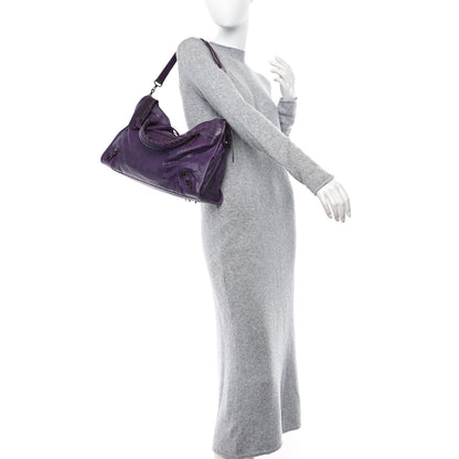 Balenciaga Agneau Classic Hardware City Raisin 2 of 17