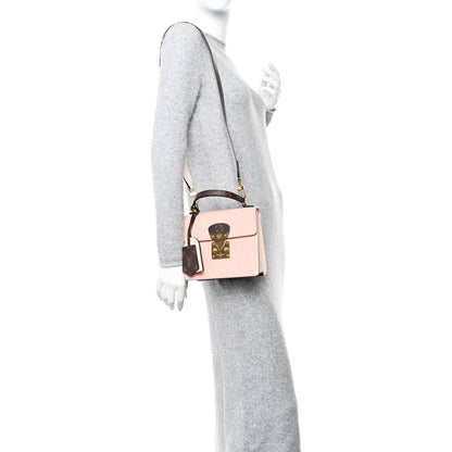 Louis Vuitton Vernis Epi Monogram Spring Street Rose Ballerine 2 of 17