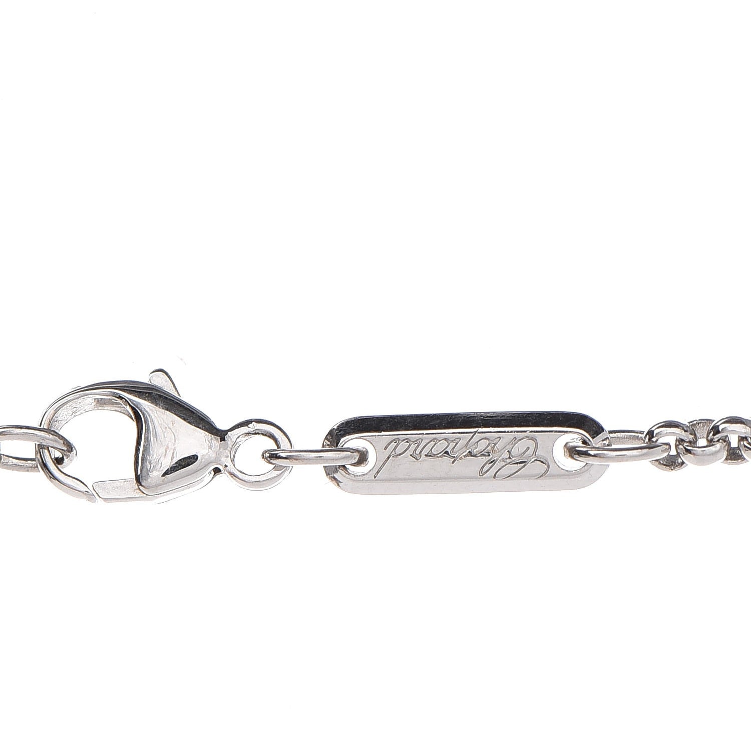 Chopard 18K Yellow White Gold Diamond Chrome Necklace 7 of 8