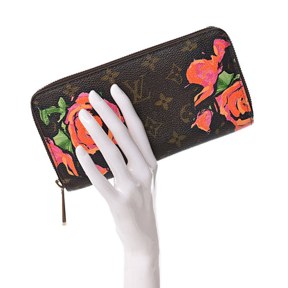 Louis Vuitton Monogram Roses Zippy Wallet 2 of 7