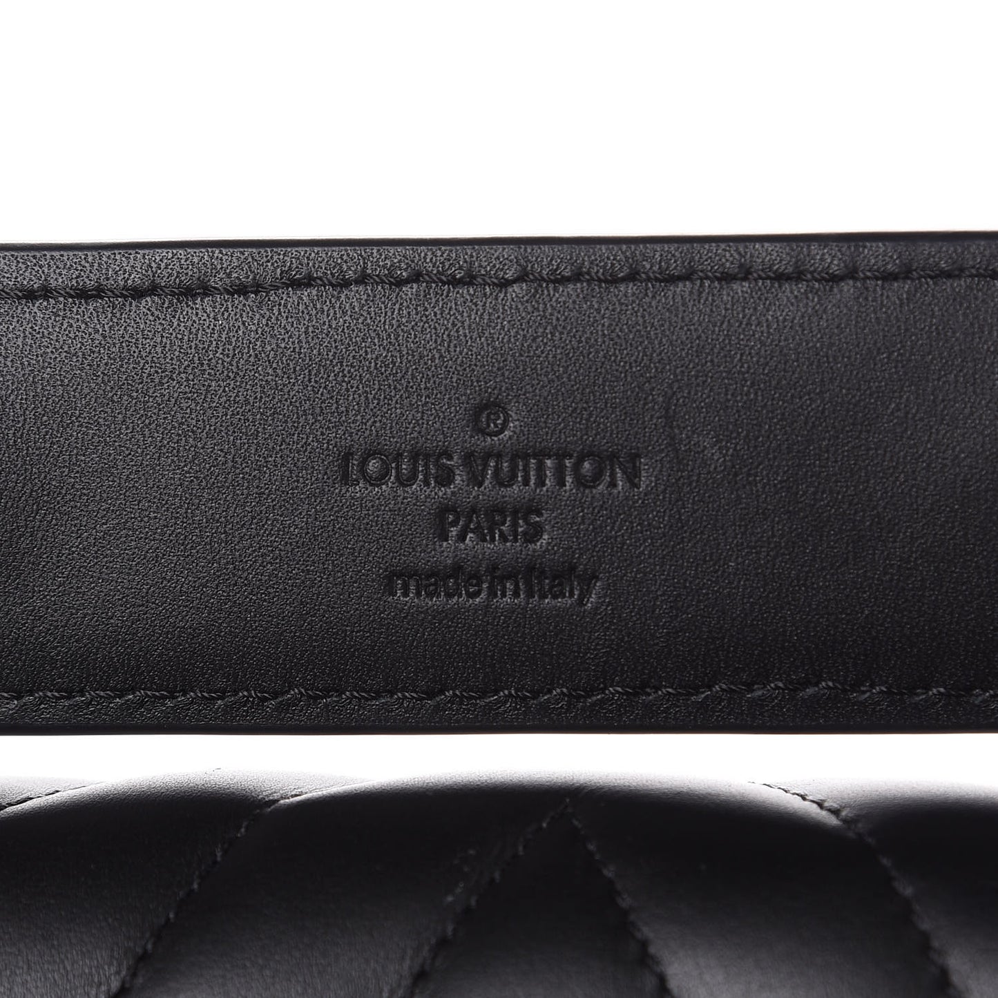 Calfskin Embroidered New Wave Chain MM Black