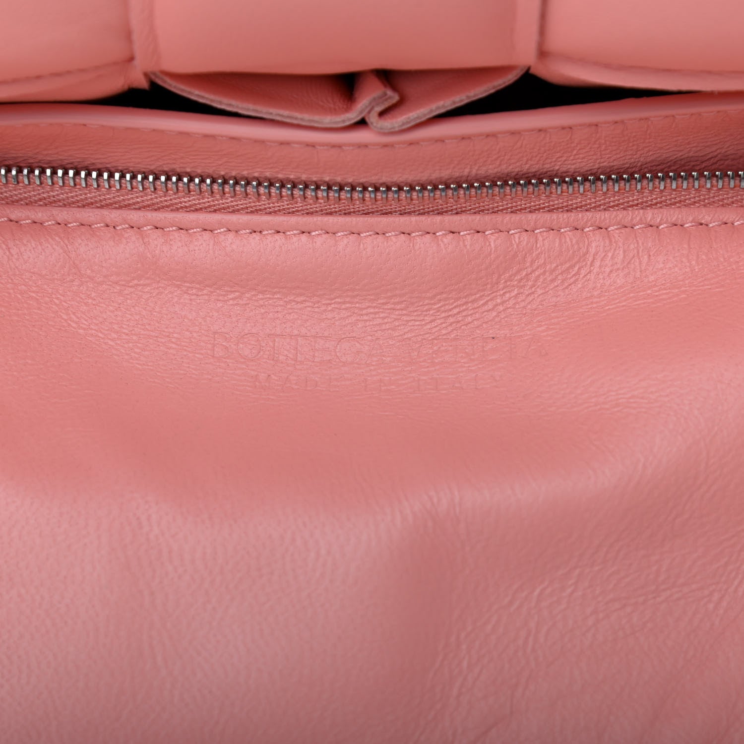 Bottega Veneta Nappa Maxi Intreccio Padded Cassette Crossbody Bag Peachy 6 of 11