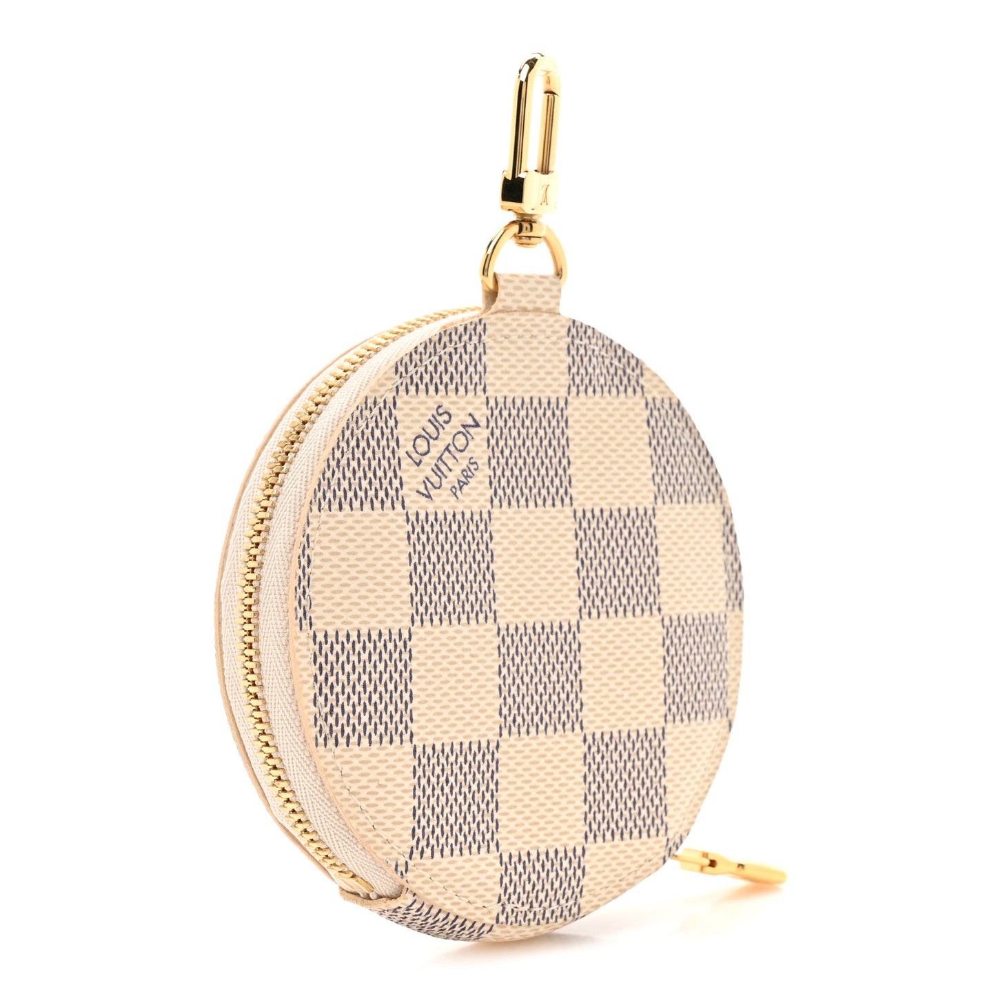 Damier Azur 2021 Christmas Animation Hollywood Bag Charm Fuchsia