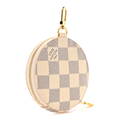 Louis Vuitton Damier Azur 2021 Christmas Animation Hollywood Bag Charm Fuchsia 3 of 7