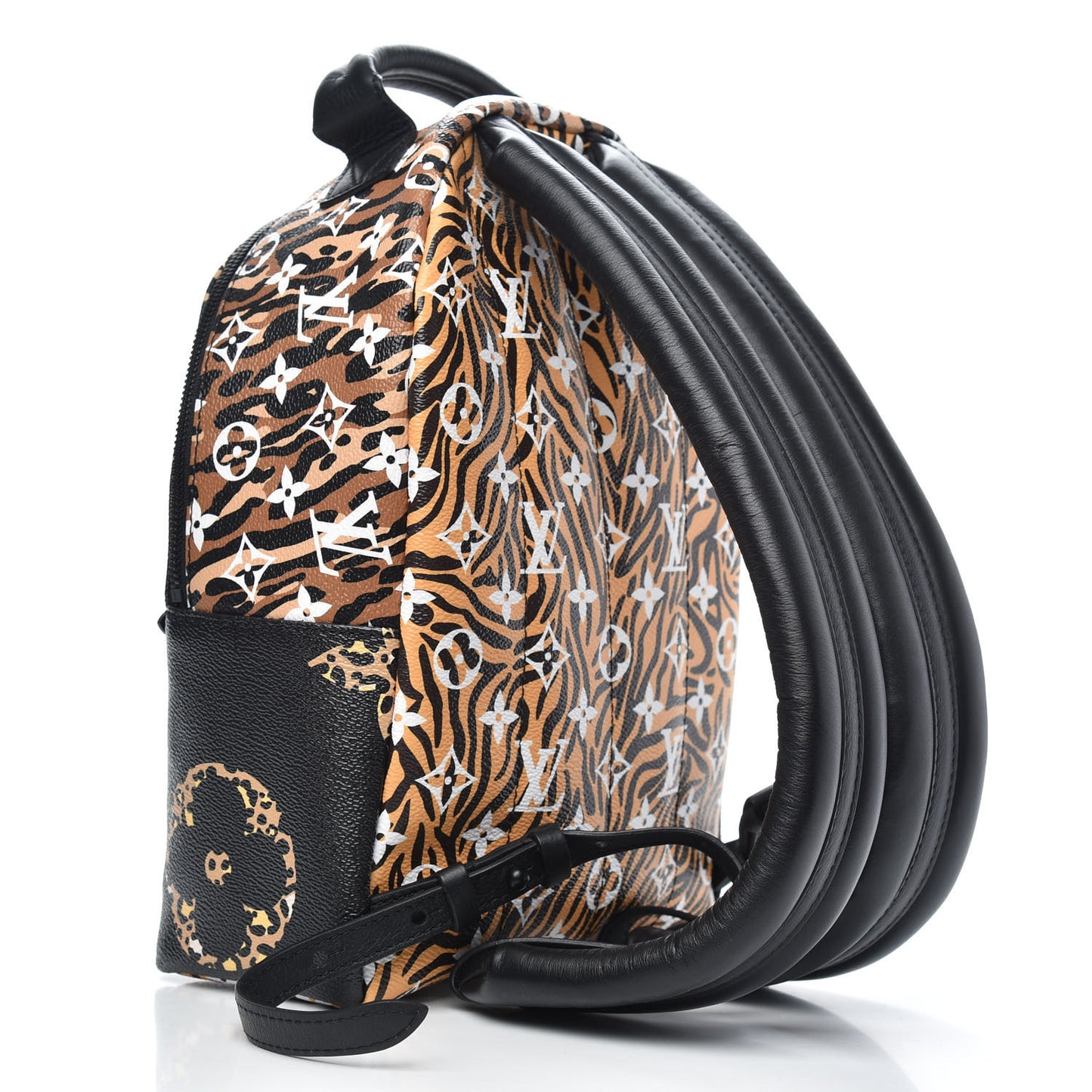 Monogram Giant Jungle Palm Springs Backpack PM Black