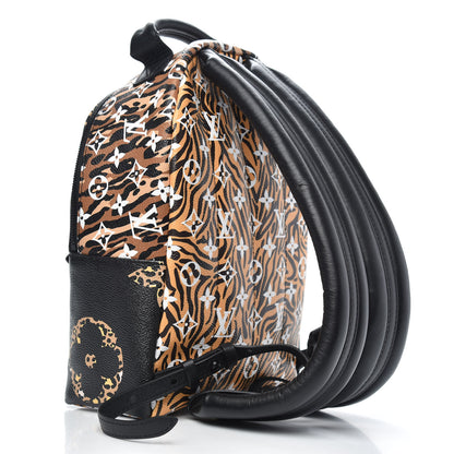 Louis Vuitton Monogram Giant Jungle Palm Springs Backpack PM Black 3 of 10