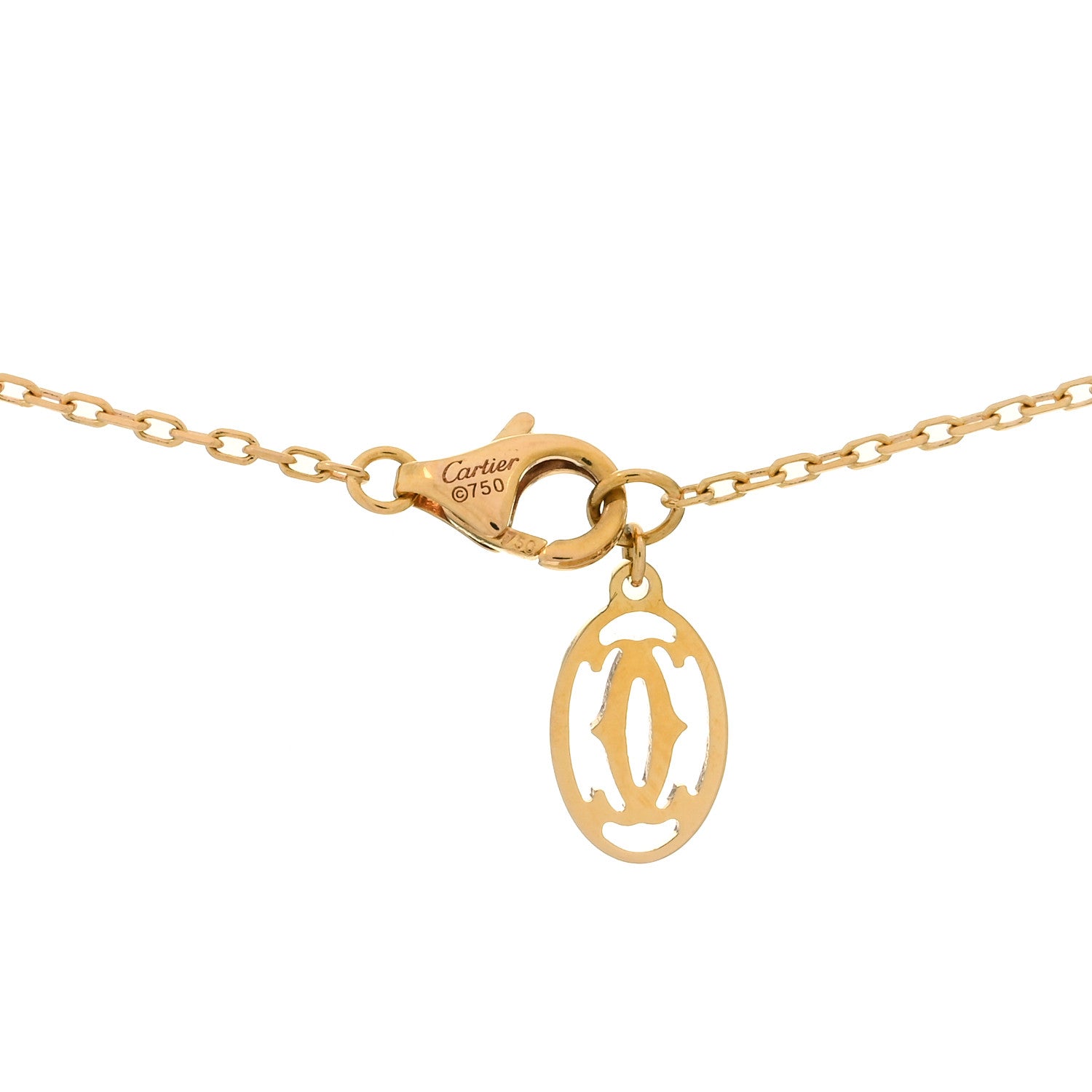 Cartier 18K Pink Gold Pink Sapphire D'Amour Pendant Necklace 3 of 3