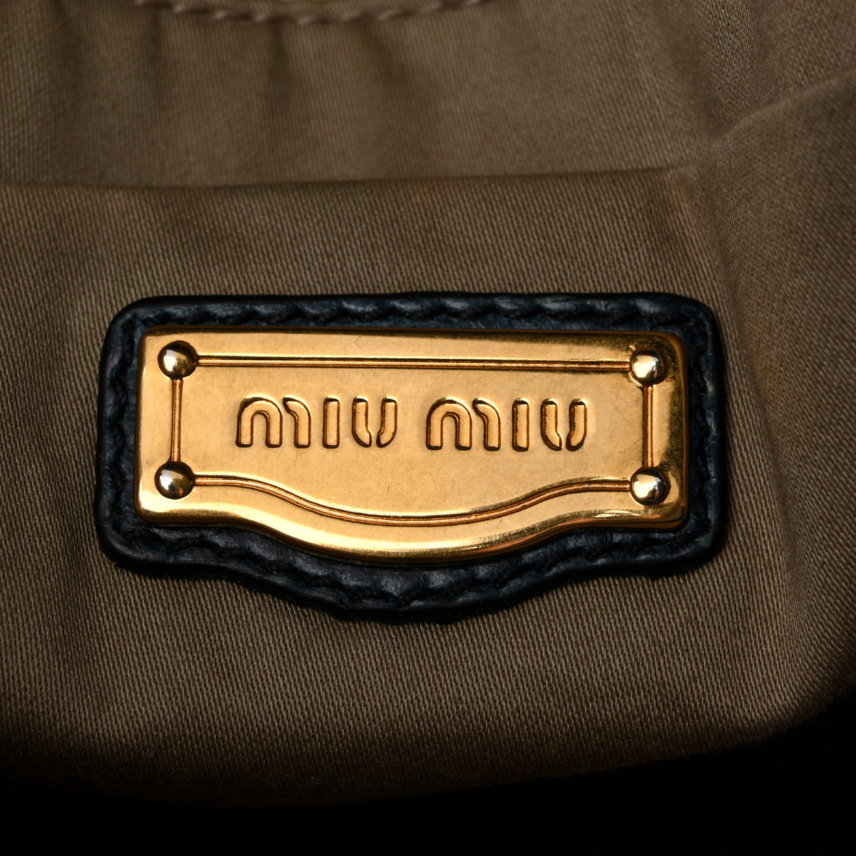 Vitello Lux Medium Bow Bag Blue