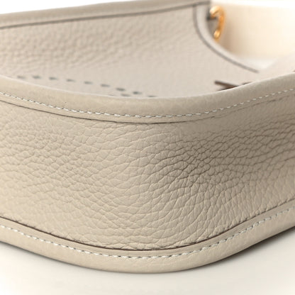 Hermes Taurillon Clemence Amazone Evelyne TPM Craie White 9 of 10