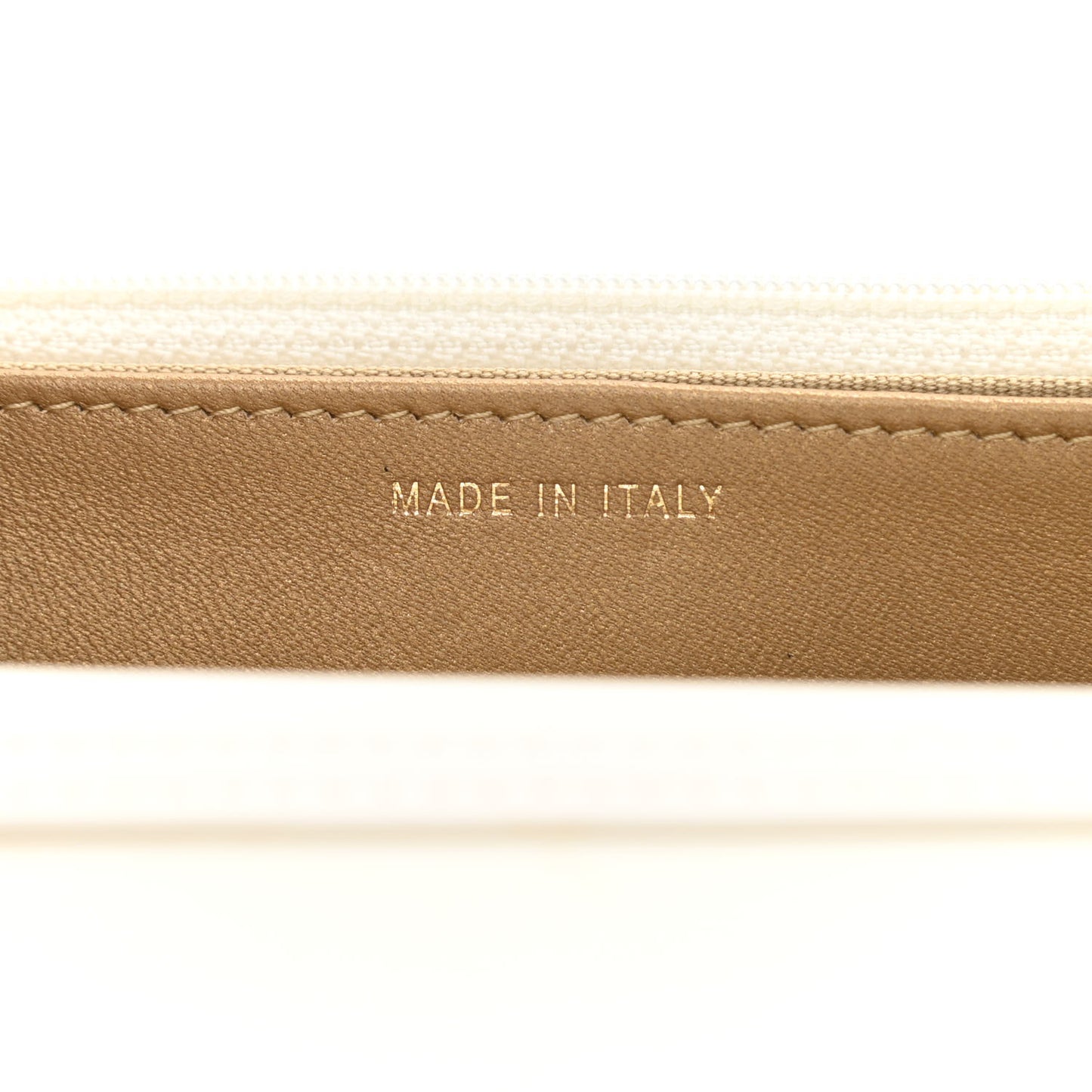 Lambskin Quilted CC Pearl Crush Wallet on Chain WOC White