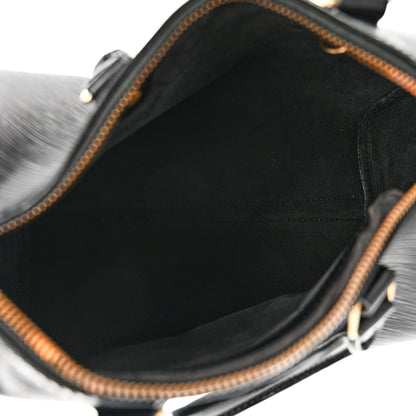 Louis Vuitton Epi Speedy 25 Black 5 of 11