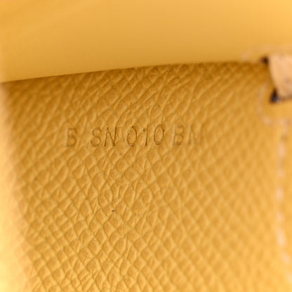 Hermes Epsom Verso Kelly Wallet To Go Nata Jaune Poussin 7 of 11
