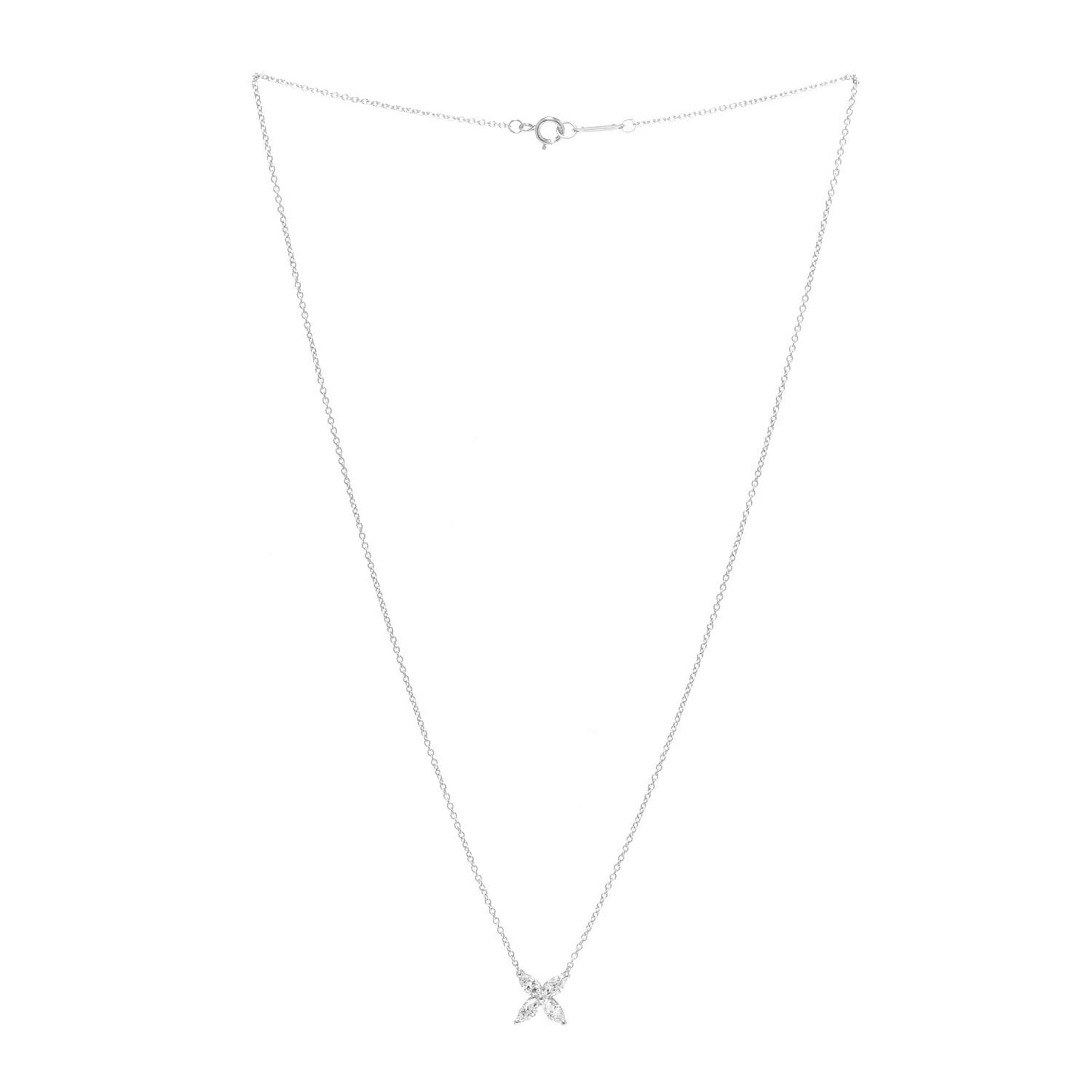 Platinum Diamond Medium Victoria Necklace