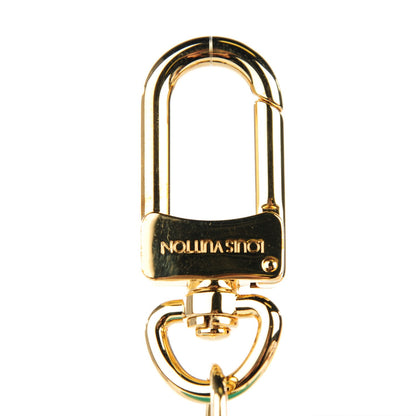 Louis Vuitton Monogram Illustre V Bag Charm Key Ring Turquoise 5 of 7