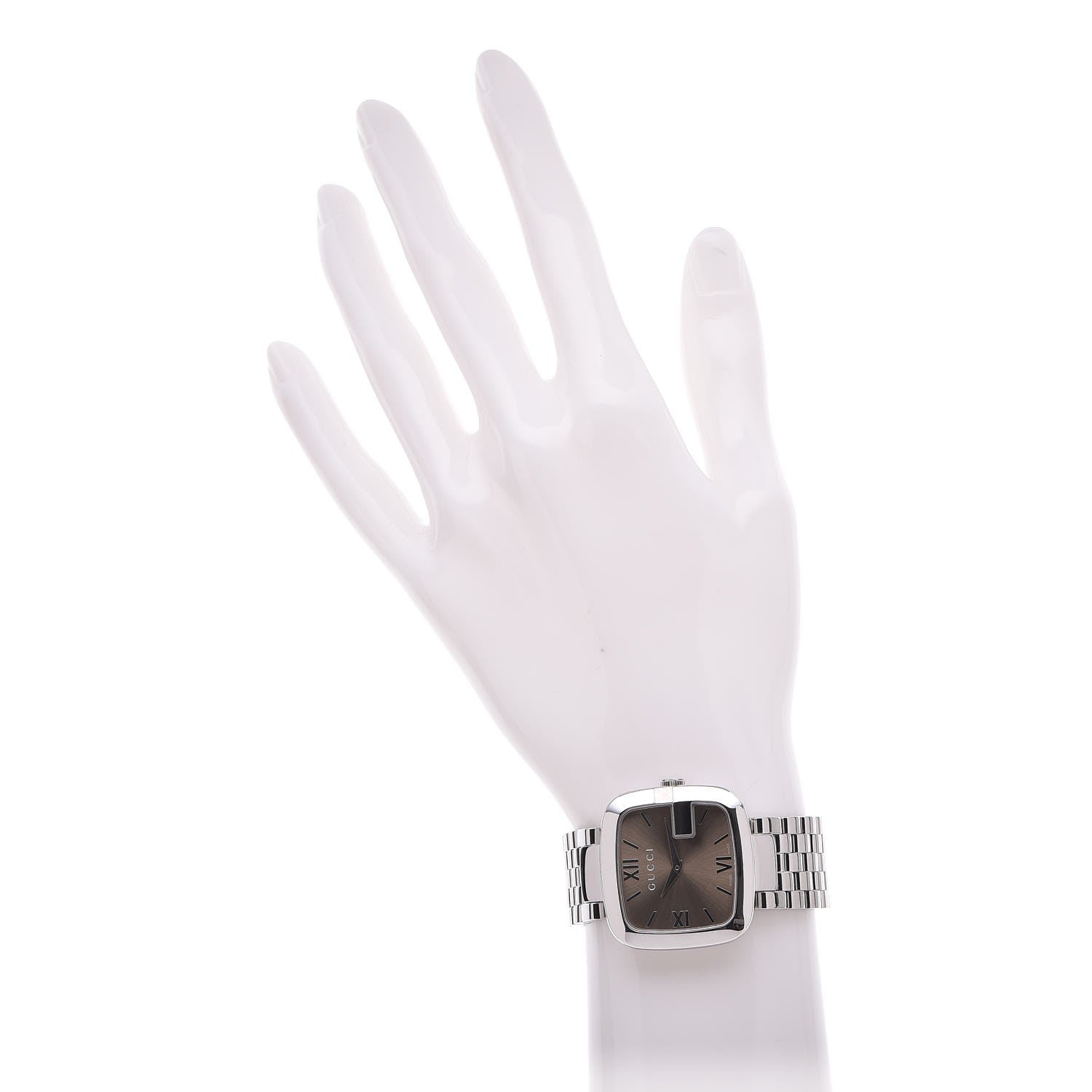 Gucci Stainless Steel 32mm G-Gucci Quartz Watch Brown 2 of 6