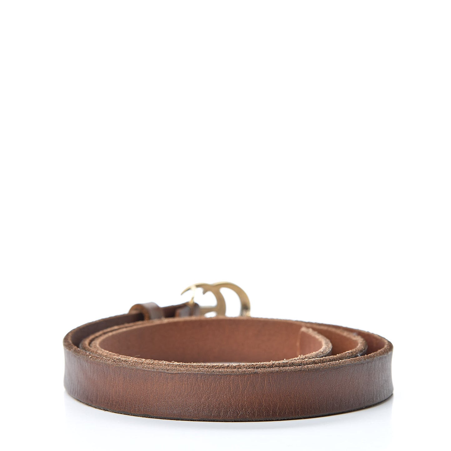 Faded Calfskin Double G 20mm Belt 95 38 Cuir