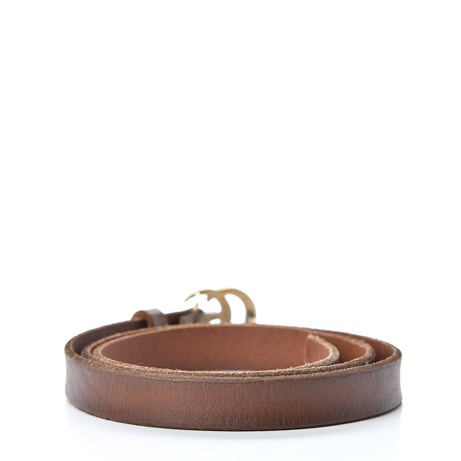 Gucci Faded Calfskin Double G 20mm Belt 95 38 Cuir 3 of 7
