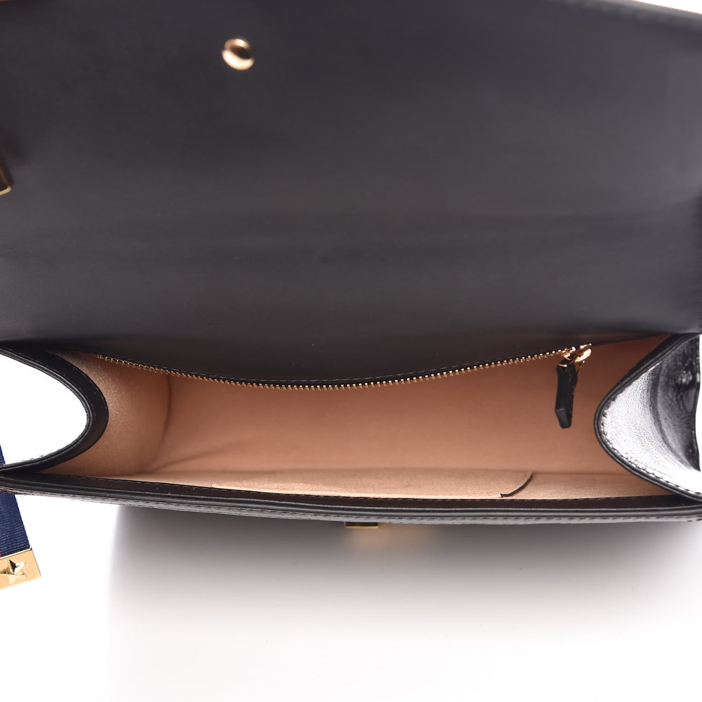 Velvet GG Monogram Small Sylvie Shoulder Bag Black