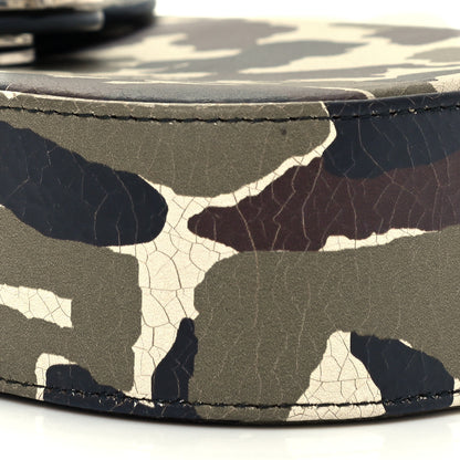 Miu Miu Calfskin Crystal Embellished Camouflage Chain Crossbody Bag 8 of 9