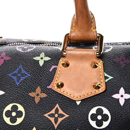 Louis Vuitton Monogram Multicolor Speedy 30 Black 10 of 13