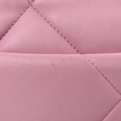 Chanel Lambskin Quilted Medium Chanel 19 Flap Pink 13 of 17