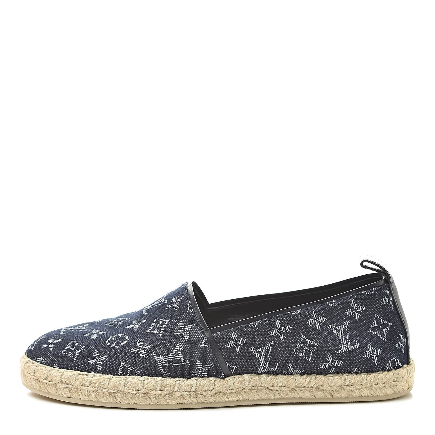 Louis Vuitton Monogram Denim Waterfall Espadrille 36.5 Marine 1 of 10