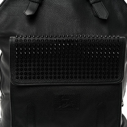Christian Louboutin Calfskin Spikes Syd Backpack Black 7 of 9