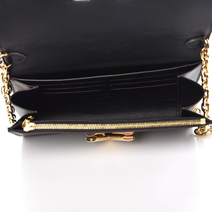 Louis Vuitton Veau Satin Monogram Twist Chain Wallet 5 of 8