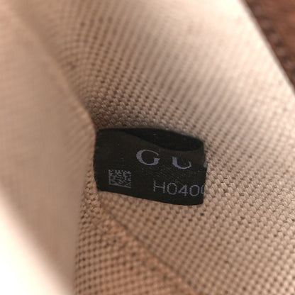 Gucci GG Supreme Monogram Textured Dollar Calfskin Small Ophidia Hobo Beige Ebony New Acero 7 of 11