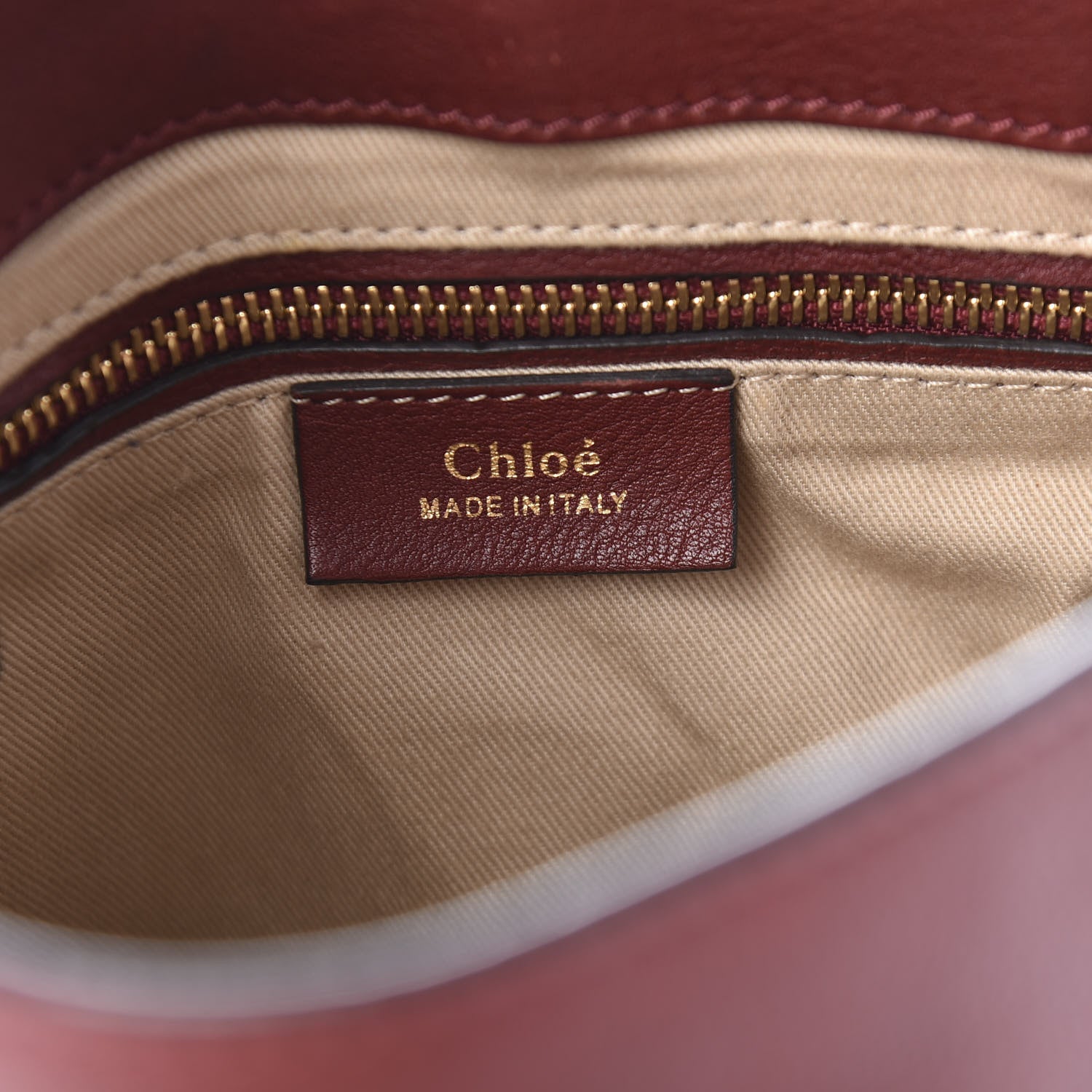 Chloe Suede Calfskin Medium Faye Backpack Sienna Red 13 of 18