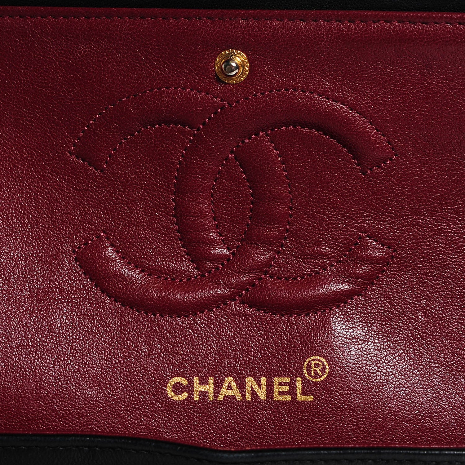 Chanel Lambskin Medium Double Flap Black 6 of 9