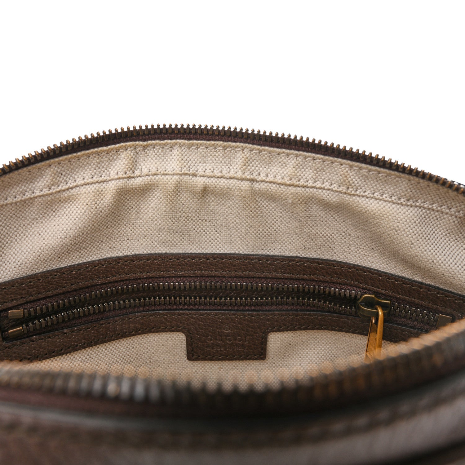 Gucci GG Supreme Monogram Web Small Ophidia Messenger Bag Brown 11 of 12